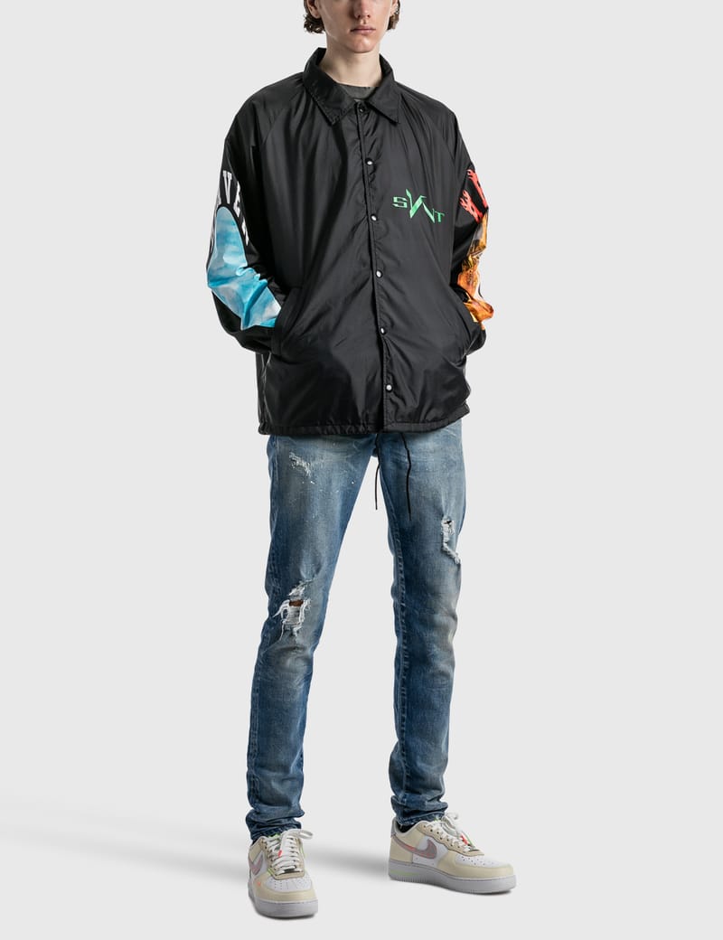 Saint Michael - SAINT MICHAEL X VLONE Skull Coach Jacket | HBX