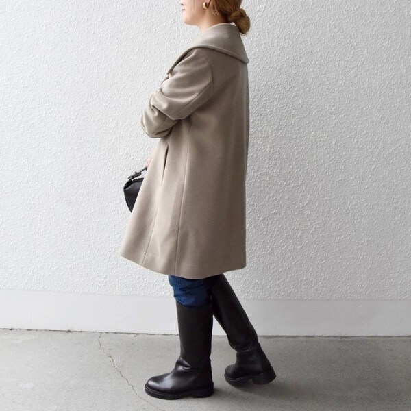 SHIPS any: Super110 ウール ブレンド ラペル コート | シップス