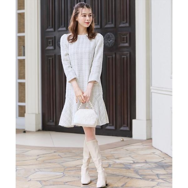 チェーンポケットツイードミニワンピース | スウィングル(SWINGLE