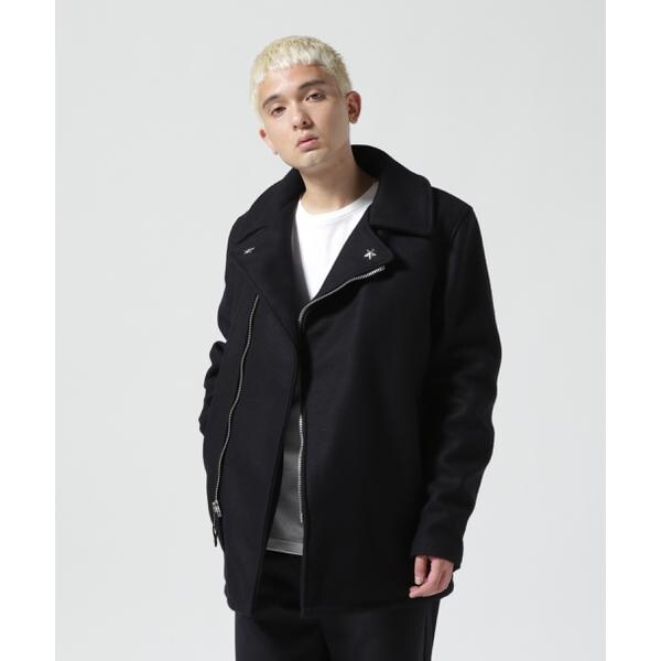 766US MELTON ZIP UP P-COAT／メルトン ジップアップ ピーコート