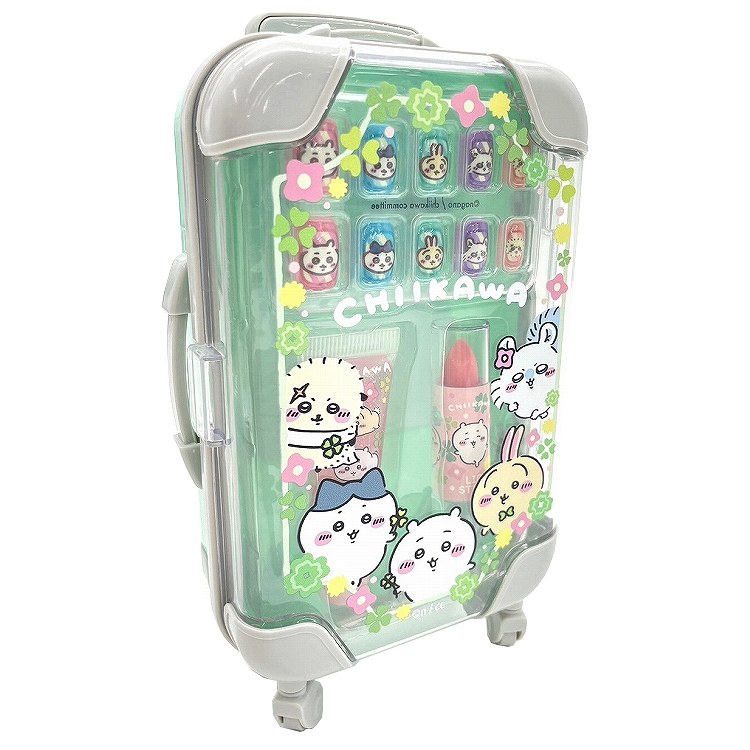 ちいかわ】 ミニキャリーケースメイクセット ミントグリーン 115397