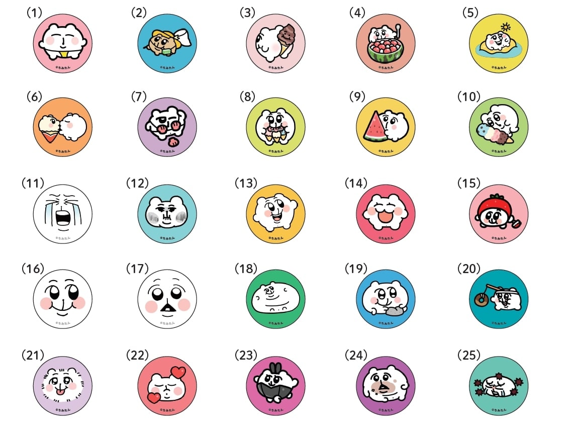 ちみたんトレーディングミニ缶バッジ | Creco | マルイウェブチャネル