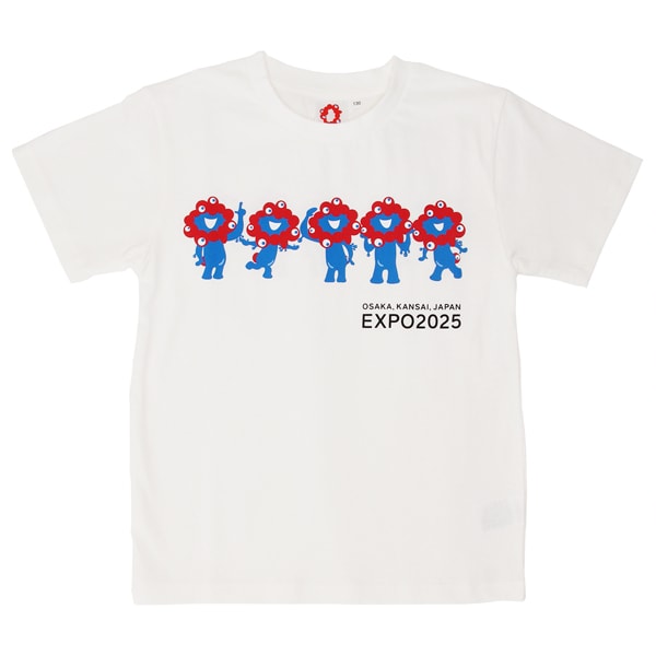 EXPO2025ミャクミャク前後プリントキッズTシャツ | 2025大阪・関西万博