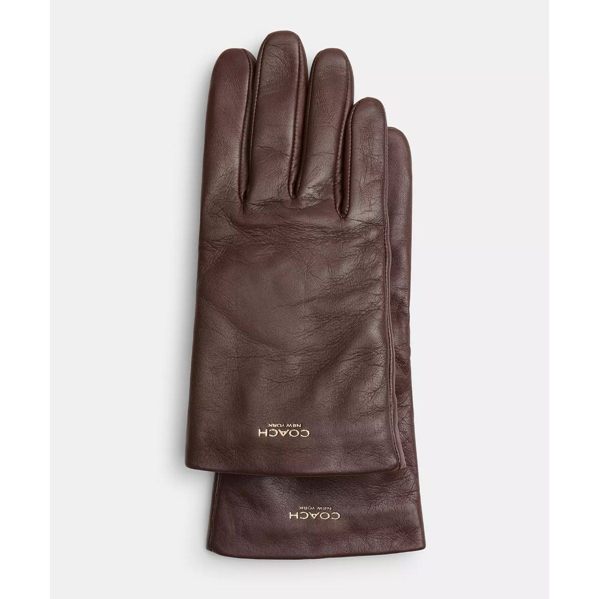 マ*ボ様 COACH 新品未使用タグ付 レザー テック グローブ Mサイズ 手袋