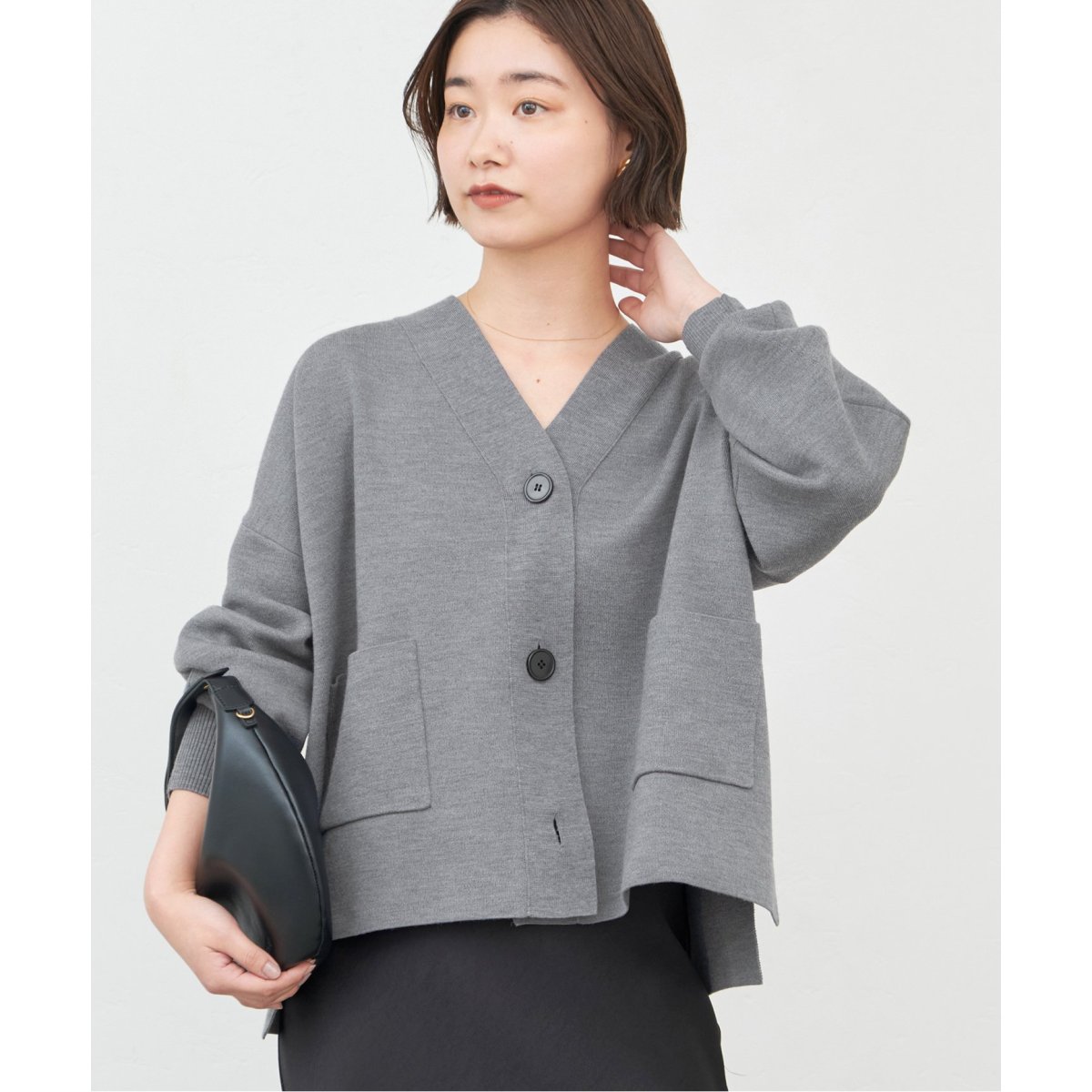 追加》スーパーファインスムースショートカーディガン | イエナ(IENA