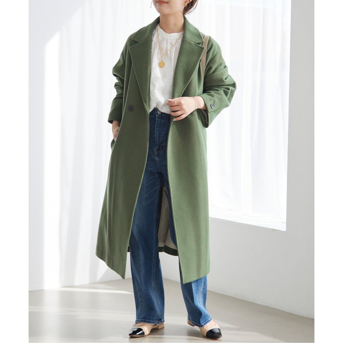 ダブルブレストカラーコート | スローブ イエナ(SLOBE IENA) | マルイ