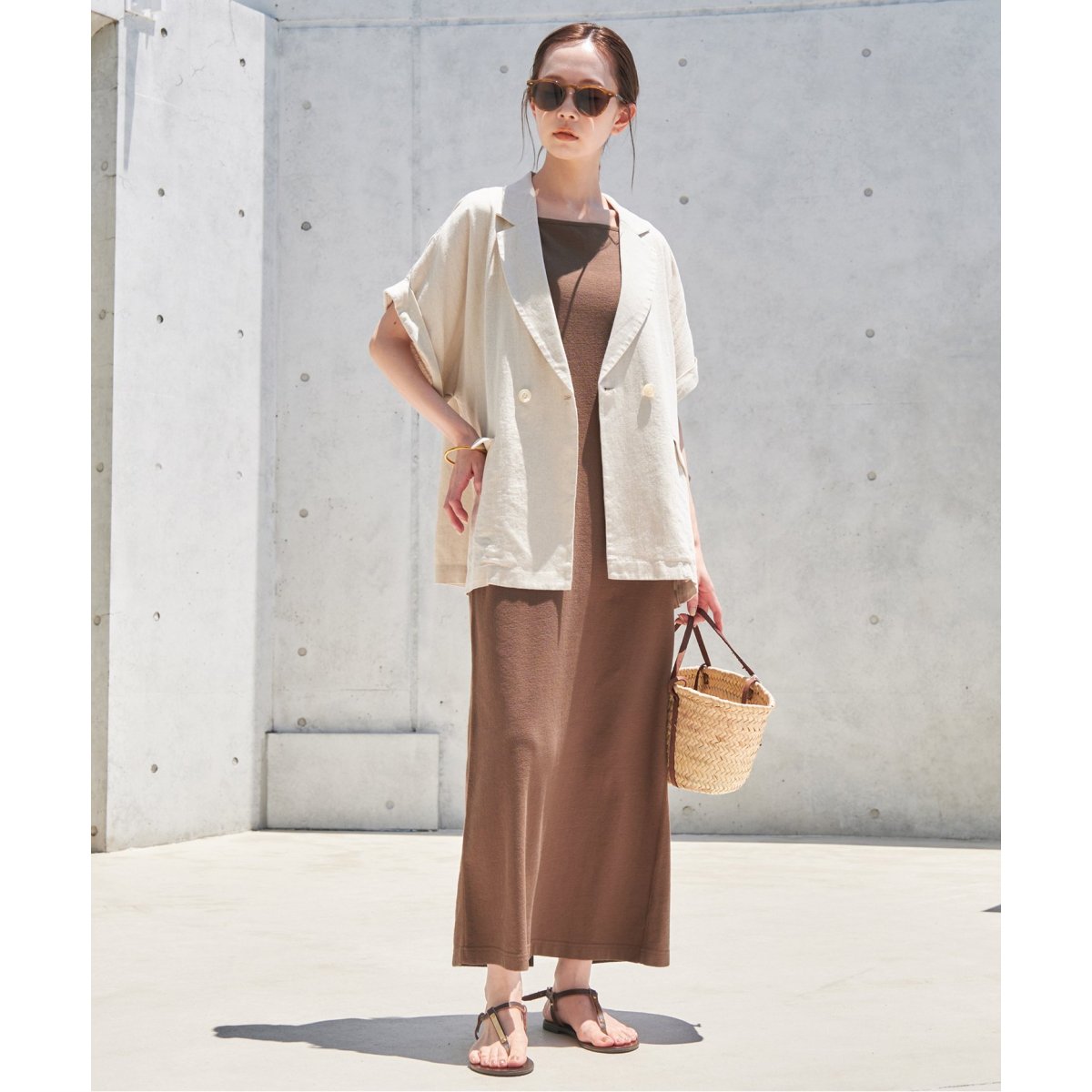 カットジョーゼットキャミワンピース | スローブ イエナ(SLOBE IENA