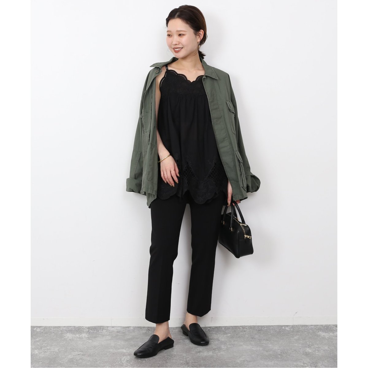 カット刺しゅうキャミブラウス | スローブ イエナ(SLOBE IENA