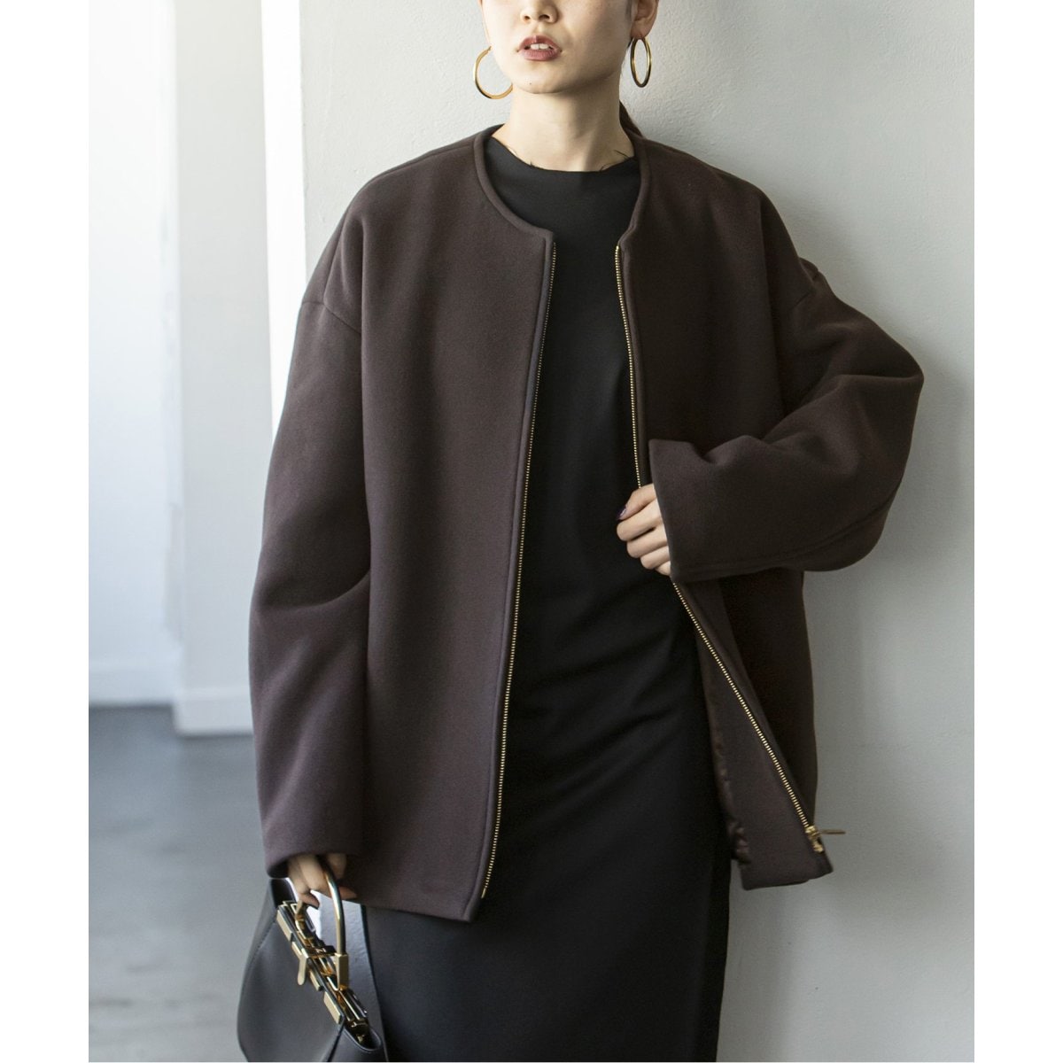 追加》MTRカラーレスジップショートコート | ノーブル(Noble) | マルイ