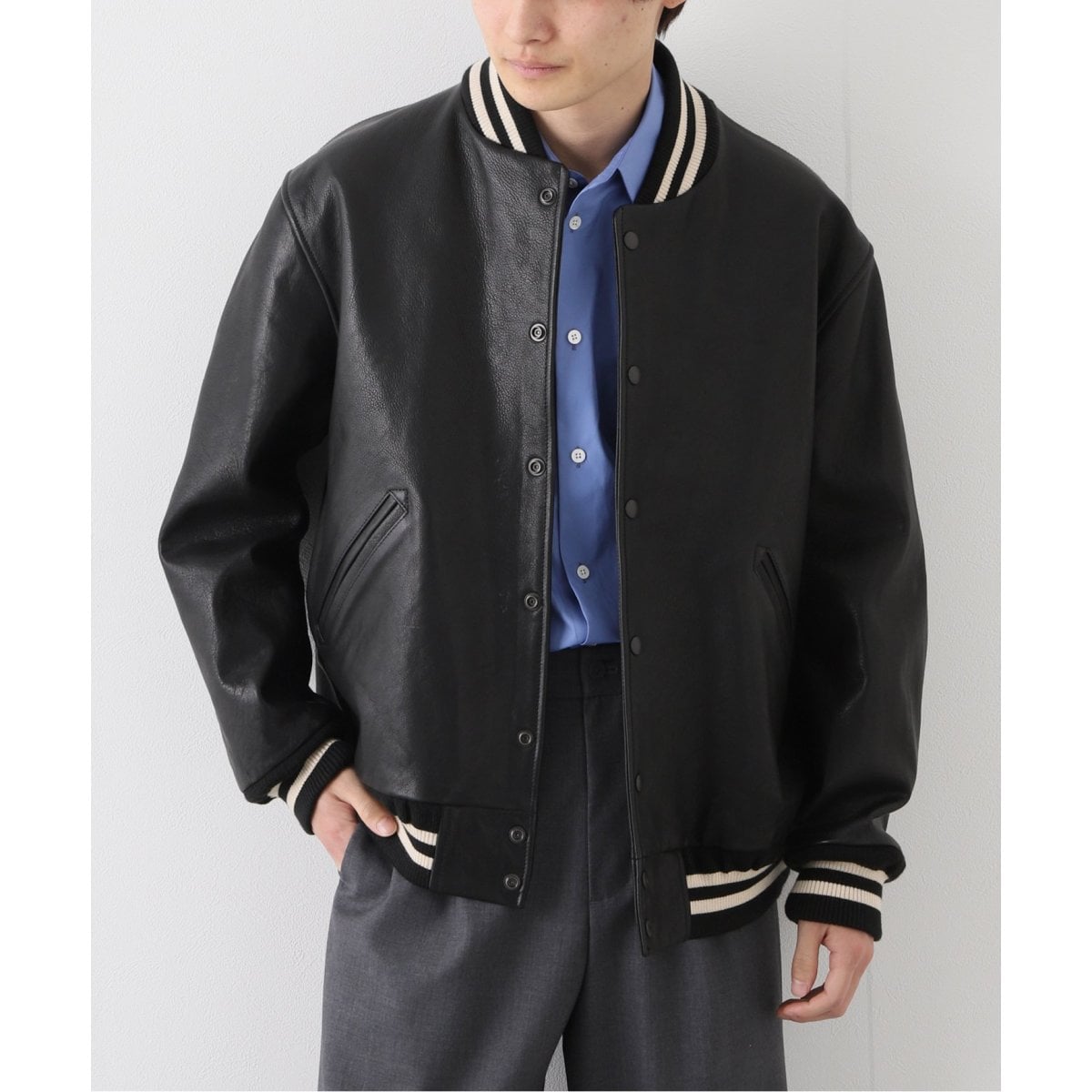 SKOOKUM / スクーカム】別注 レザー スタジャン | エディフィス