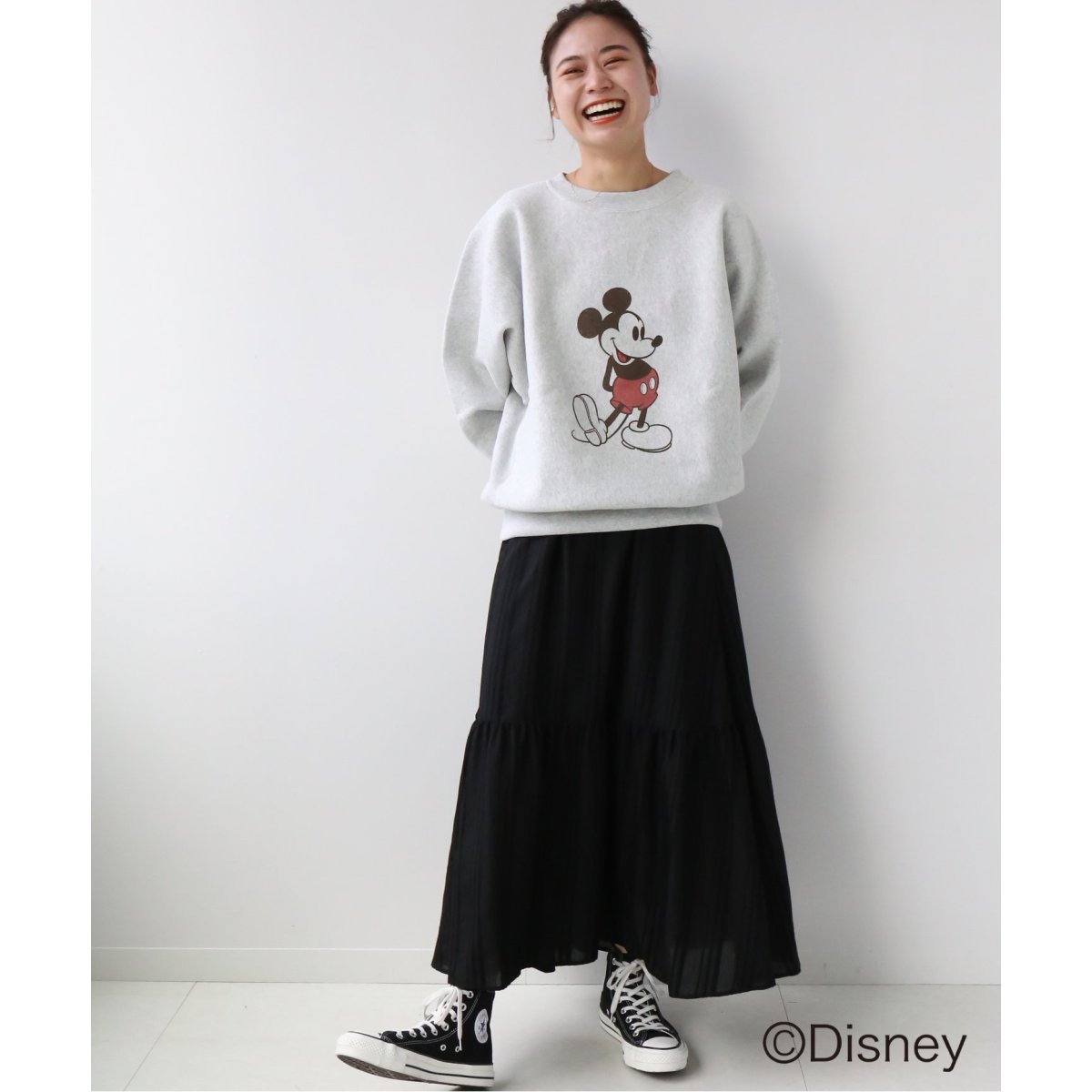 別注【CHAMPION】*RELUME REVERSE WEAVE＜ミッキー＞スウェット