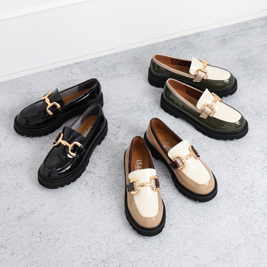 厚底エナメルビットローファー | アルテミス by ダイアナ(artemis by