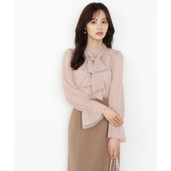 レースギャザーディテールブラウス | プロポーション ボディ