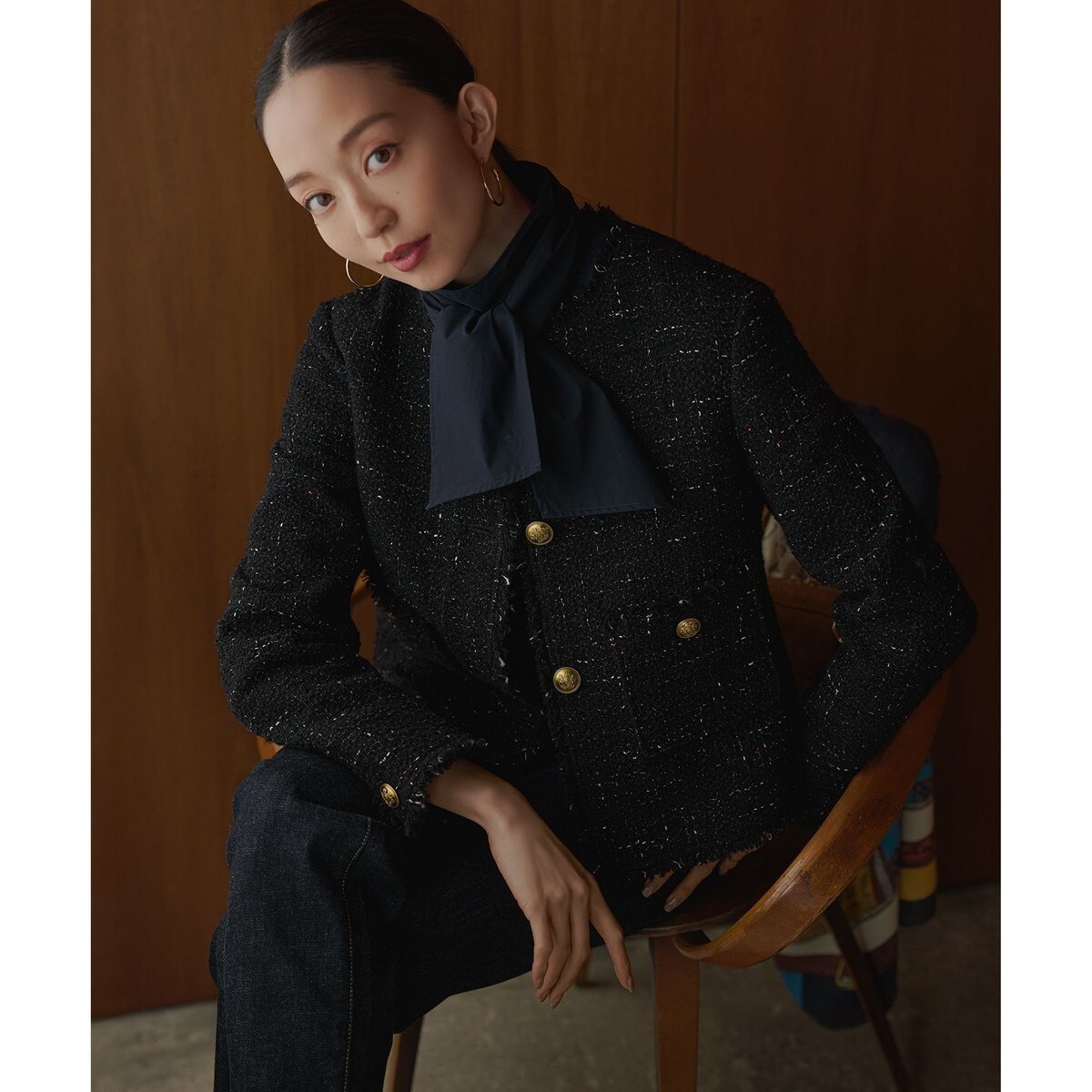 ラムレザー ノーカラージャケット | 23区(23KU) | マルイウェブチャネル