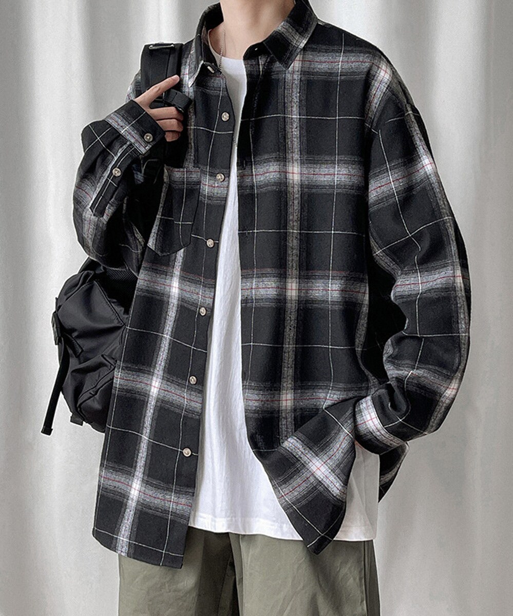 ジェシー チェック オーバーサイズシャツ | ニュージェントルマン(NEW