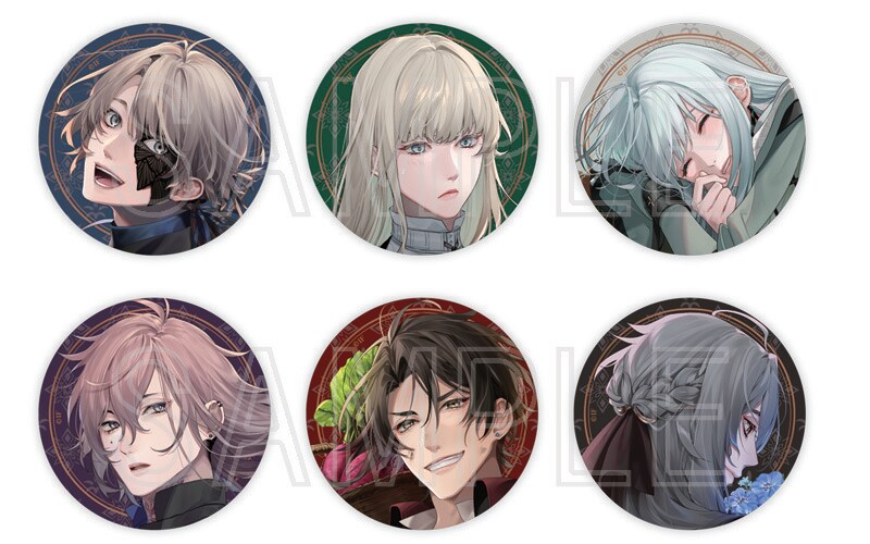 未開封】冬の市 ランダムマット 缶バッジ 終遠のヴィルシュ 終ヴィル