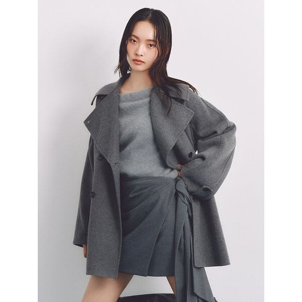 ウールリバーミドルAラインコート | フレイ アイディー(FRAY I.D
