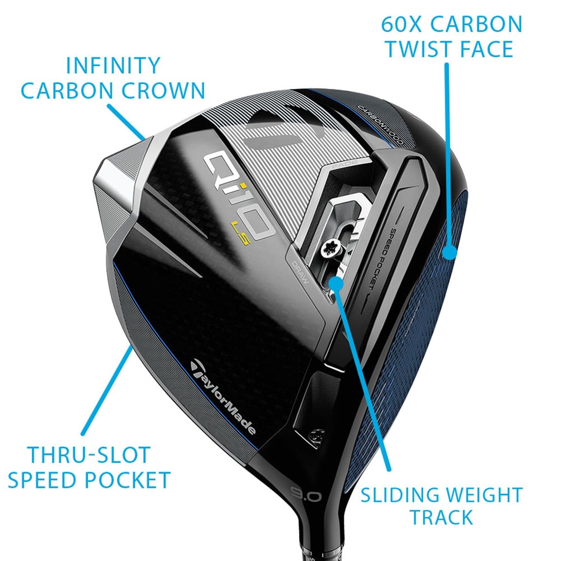 TaylorMade Men's Qi10 LS Driver | TGW