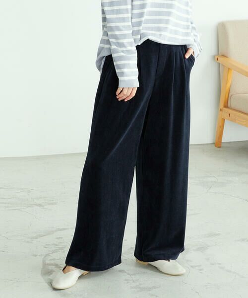 セール】 コーデュロイ ベロア ワイドパンツ （その他パンツ）｜COMME