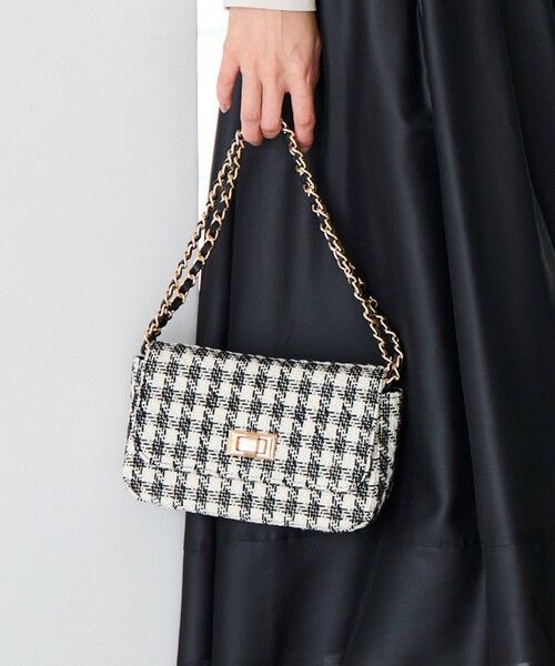セール】 ツイードチェーン バッグ （ショルダーバッグ）｜ANY SIS