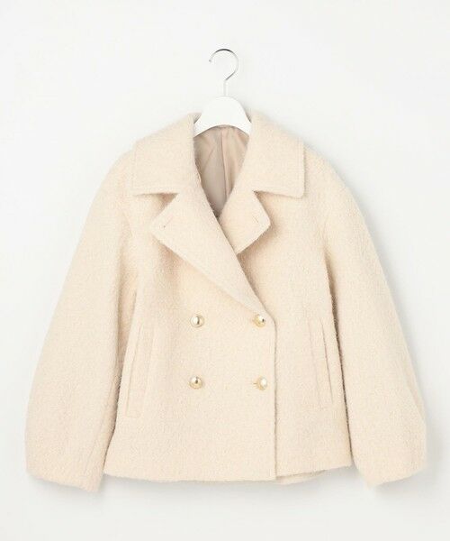 2WAY】ブークレーシャギーラメ アウター （ピーコート）｜ANY SIS