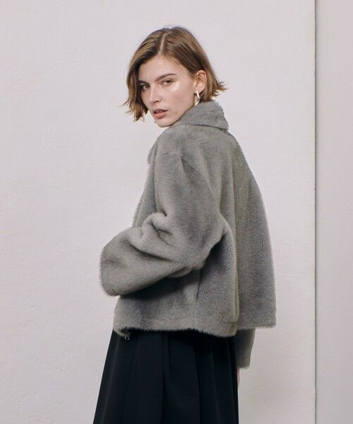 フェイクミンクファーブルゾン （ブルゾン）｜allureville