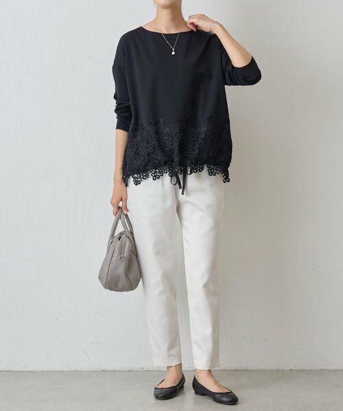 裾レースカットソー （カットソー）｜BEARDSLEY / ビアズリー