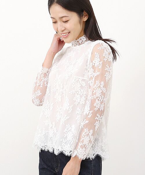 リバーレース・ブラウス （シャツ・ブラウス）｜Bilitis dix-sept ans