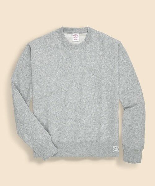 コットンフレンチテリー GFロゴラベル スウェットシャツ （スウェット