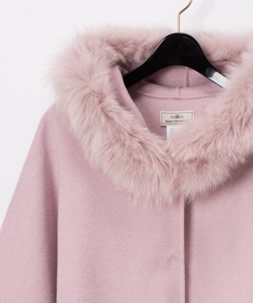 セール】 ファー付フードポンチョ （ポンチョ）｜GRACE CONTINENTAL