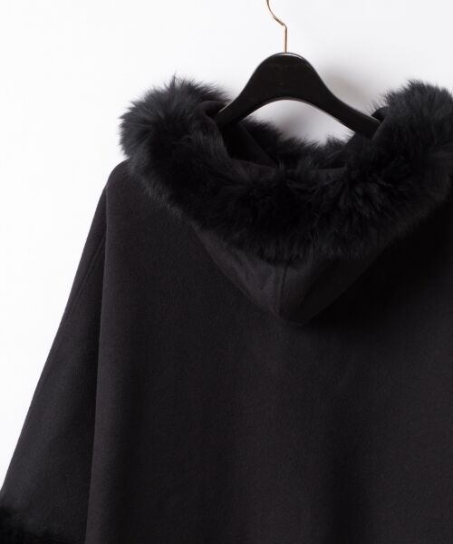 セール】 ファー付フードポンチョ （ポンチョ）｜GRACE CONTINENTAL
