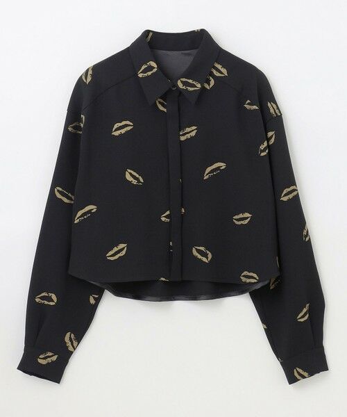 セール】 リップモチーフショートシャツ （シャツ・ブラウス）｜GRACE