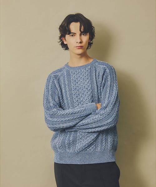 セール】 【アラン柄】ケーブルニット （ニット・セーター