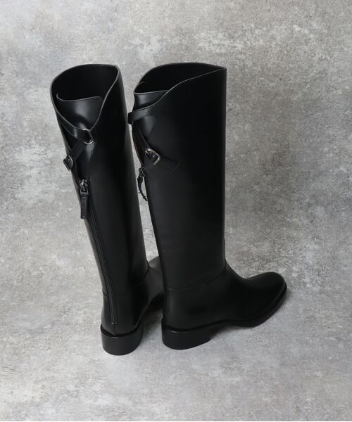 SARTORE】クロスストラップバックジップロングブーツ （ブーツ（ロング