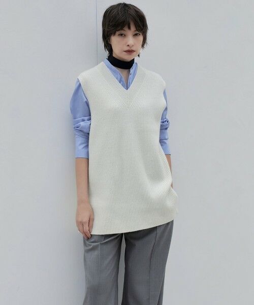 セール】 【洗える】ソフトカシミヤミックス ニットベスト （ニット
