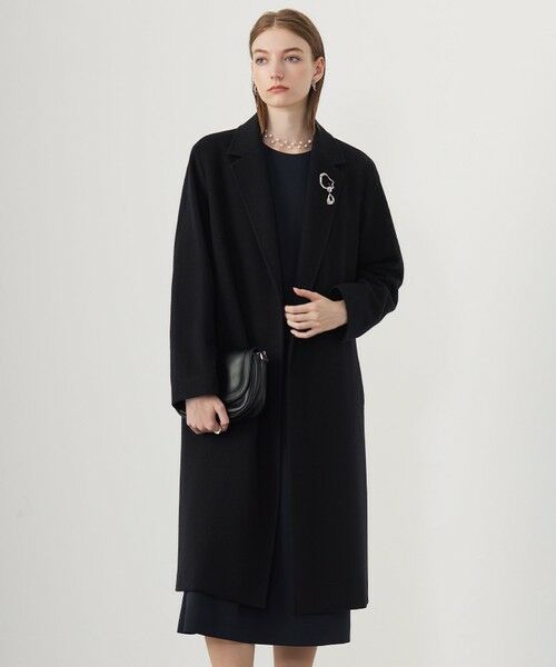 ウールカシミヤメルトン チェスターコート （その他アウター）｜ICB