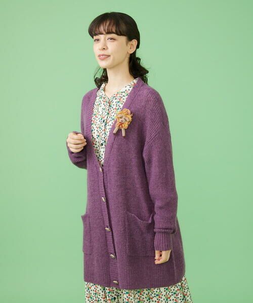 セール】 モヘアニットロングカーディガン （カーディガン・ボレロ