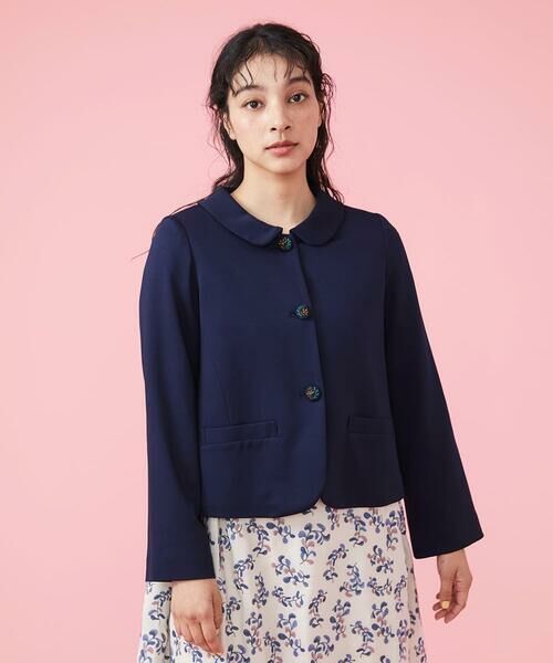 セール】 ポンチフラットカラージャケット （セットアップ