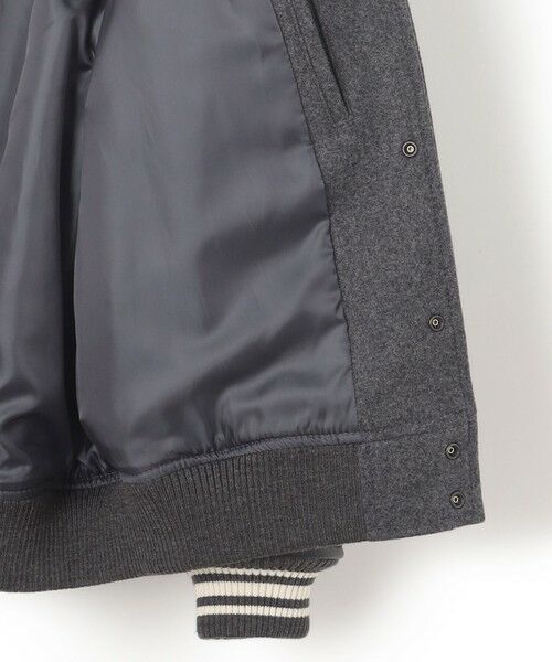 セール】 メルトン カウレザー スタジャン （その他アウター）｜J
