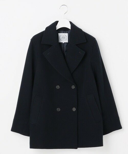 WEB限定カラーあり】Jackal ソフトメルトン Pコート （ピーコート）｜J