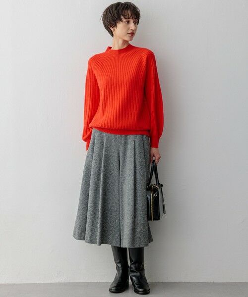 セール】 シルクネップヘリンボーン ガウチョ パンツ （その他パンツ