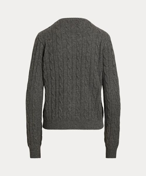 ケーブルニット ウールカシミヤ カーディガン （カーディガン・ボレロ