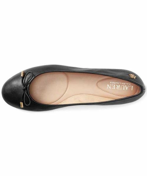 ローレン ラルフローレン R01H Jayna フラットバレエ ブラック