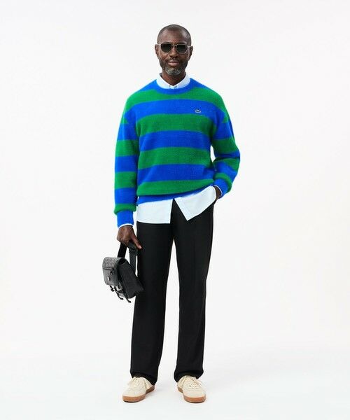 セール】 ボーダーシャギーニットセーター （ニット・セーター