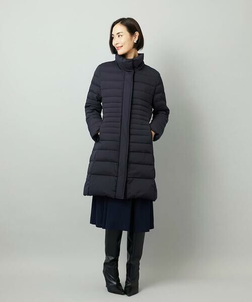 定番人気]2WAYストレッチダウンミドルコート （ダウンジャケット