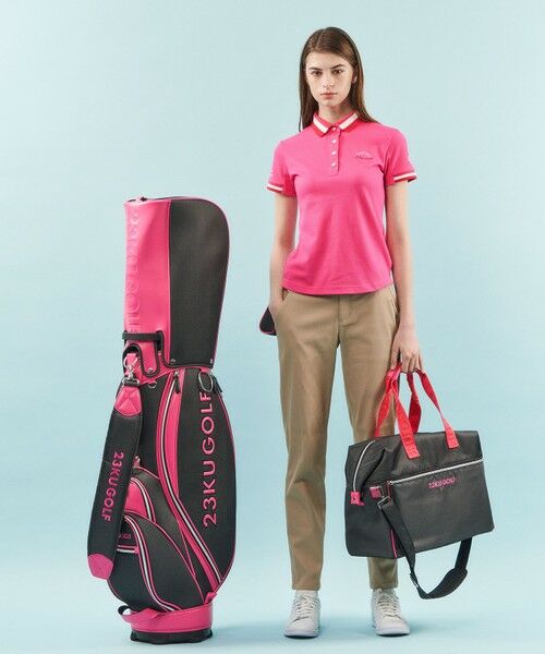 セール】 【WOMEN】合皮×デニム調キャディバッグ 他と被らない 大人