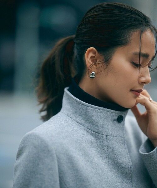 ウールカシミヤビーバー スタンドカラー コート （その他アウター