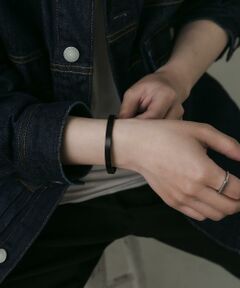 メンズ ブレスレット・バングル（条件：ブラック系）| ファッション