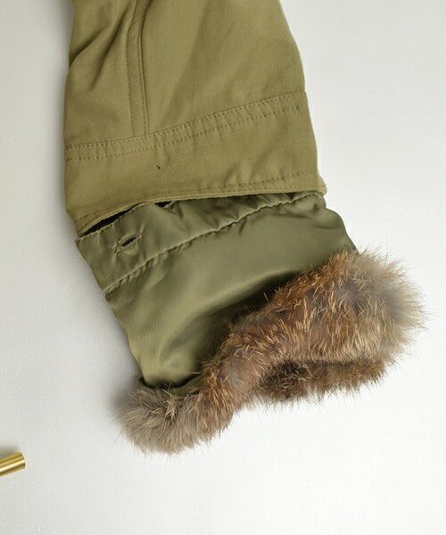 セール】 【人気】ラビットファーモッズコート◇ （ミリタリー