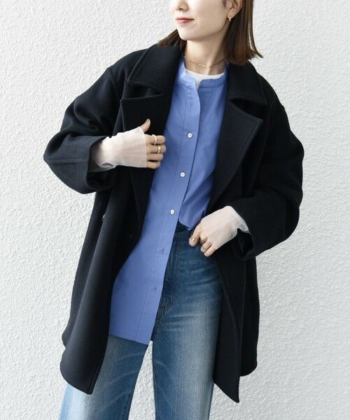 SHIPS any: テーラード コクーン ショート コート （その他アウター